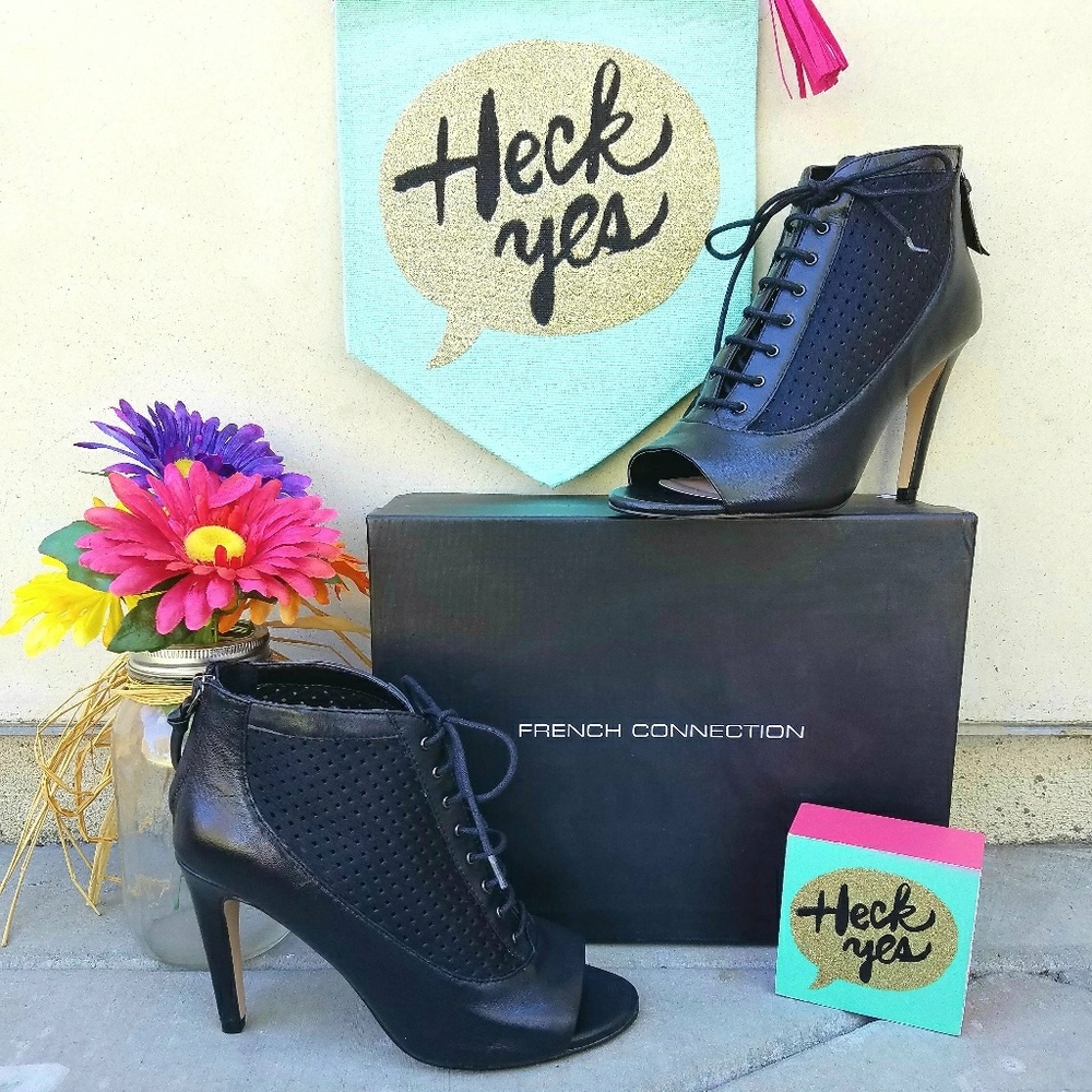 Edgy French Connection Booties